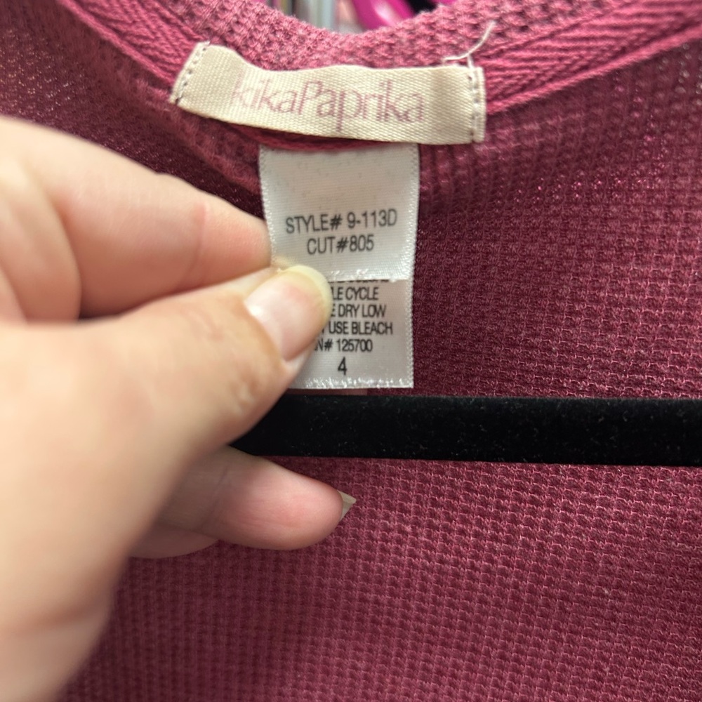 Ready to Dye Pink Knit Top